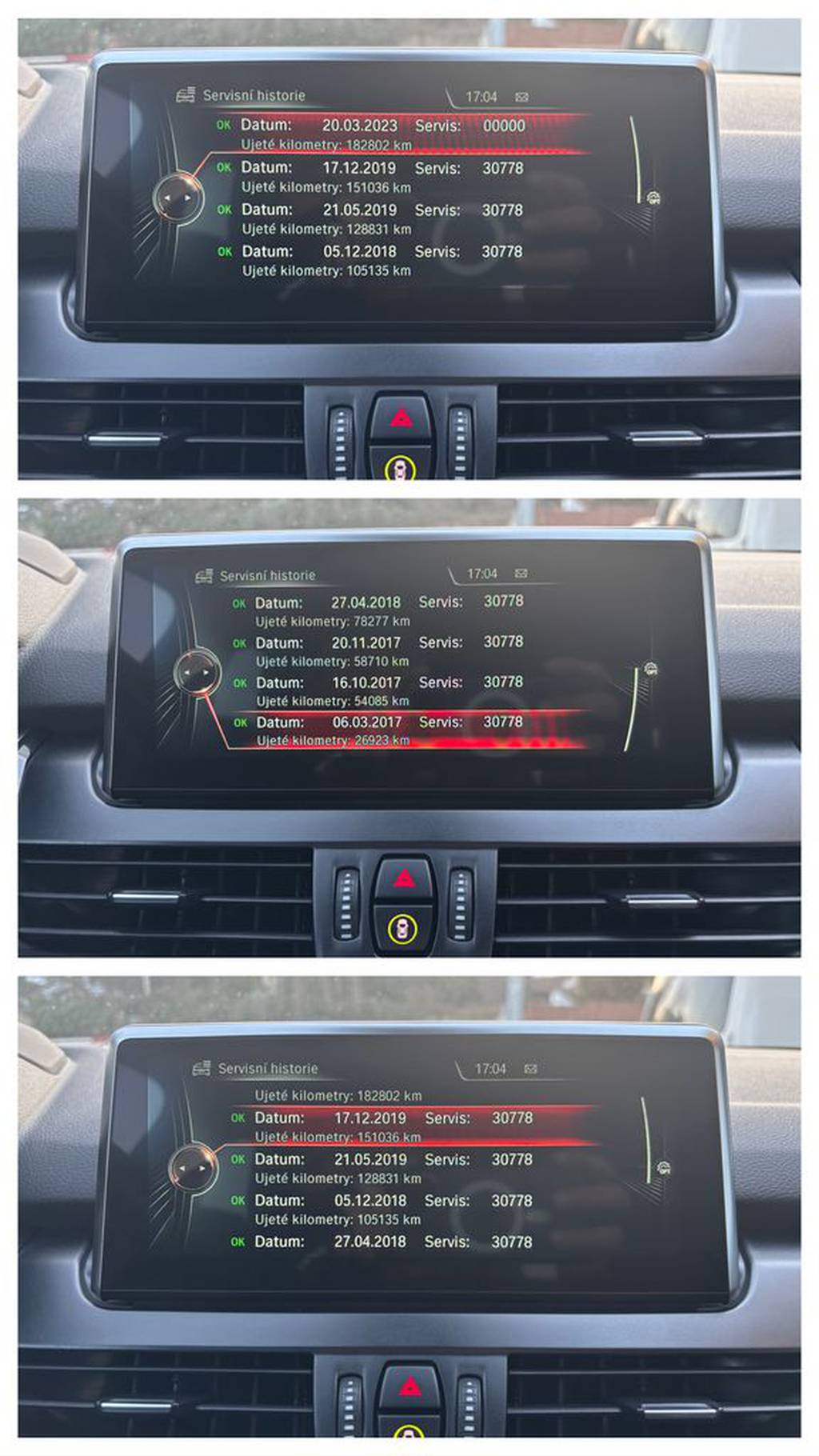 BMW 218 218d-110KW/2017/1MAJ-AT-SERVIS