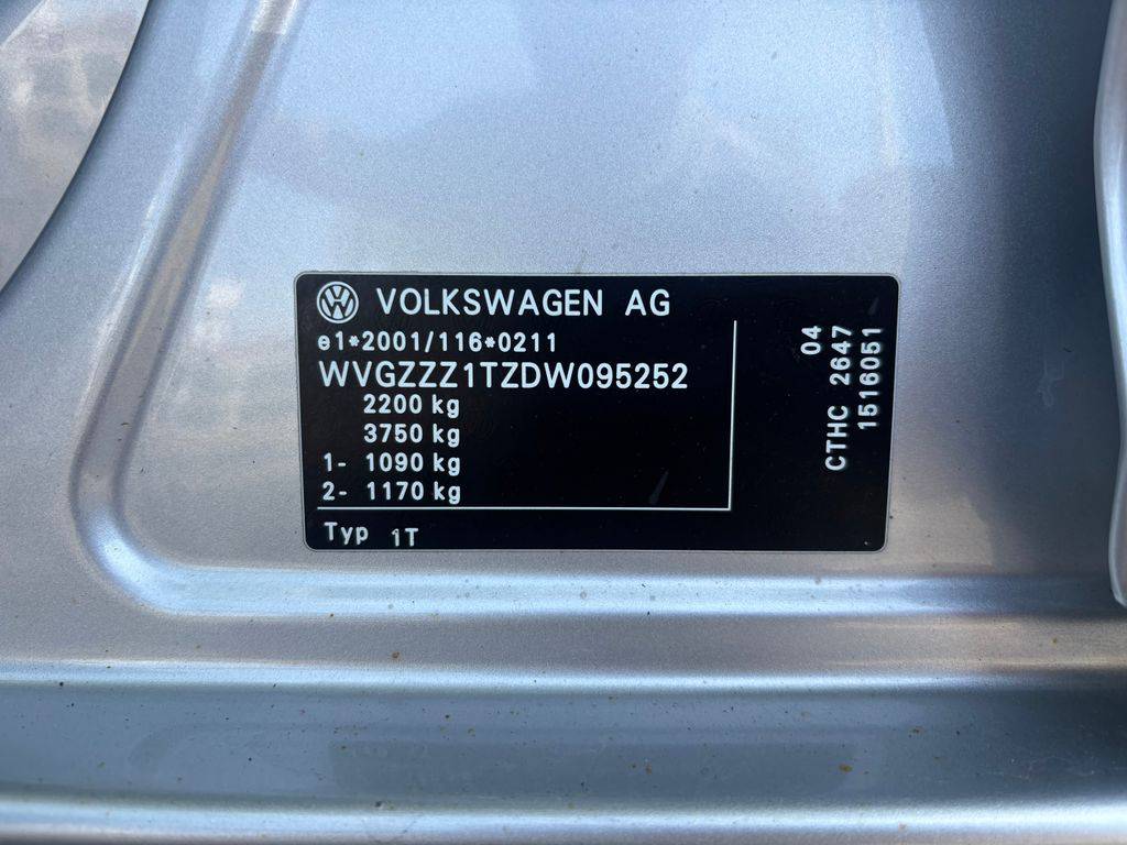 Volkswagen Touran 1.4TSi/2013/7MÍST,MAN6,103kW-Z